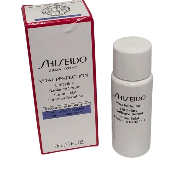 Shiseido Vital Perfection LiftDefine Radiance Serum 7ml 23 fl oz NEW Mini - Picture 2 of 3